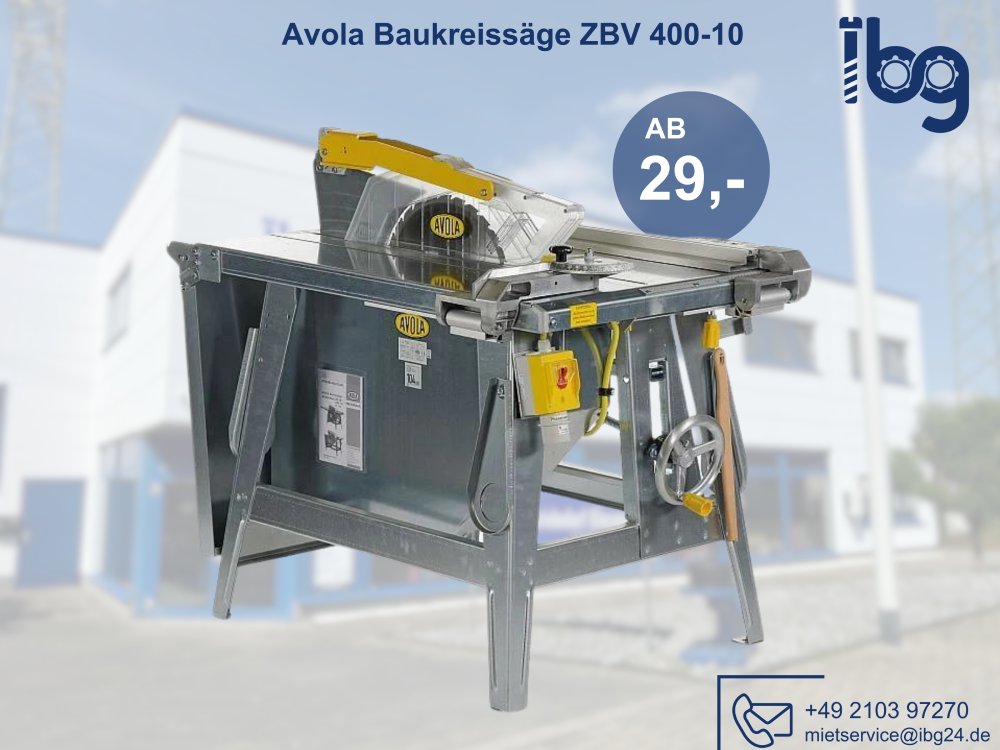 Avola Baukreissäge ZBV 400-10

