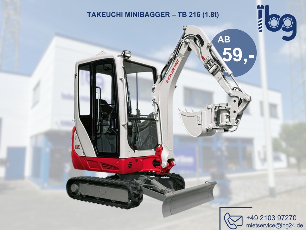 TAKEUCHI TB 216 Minibagger