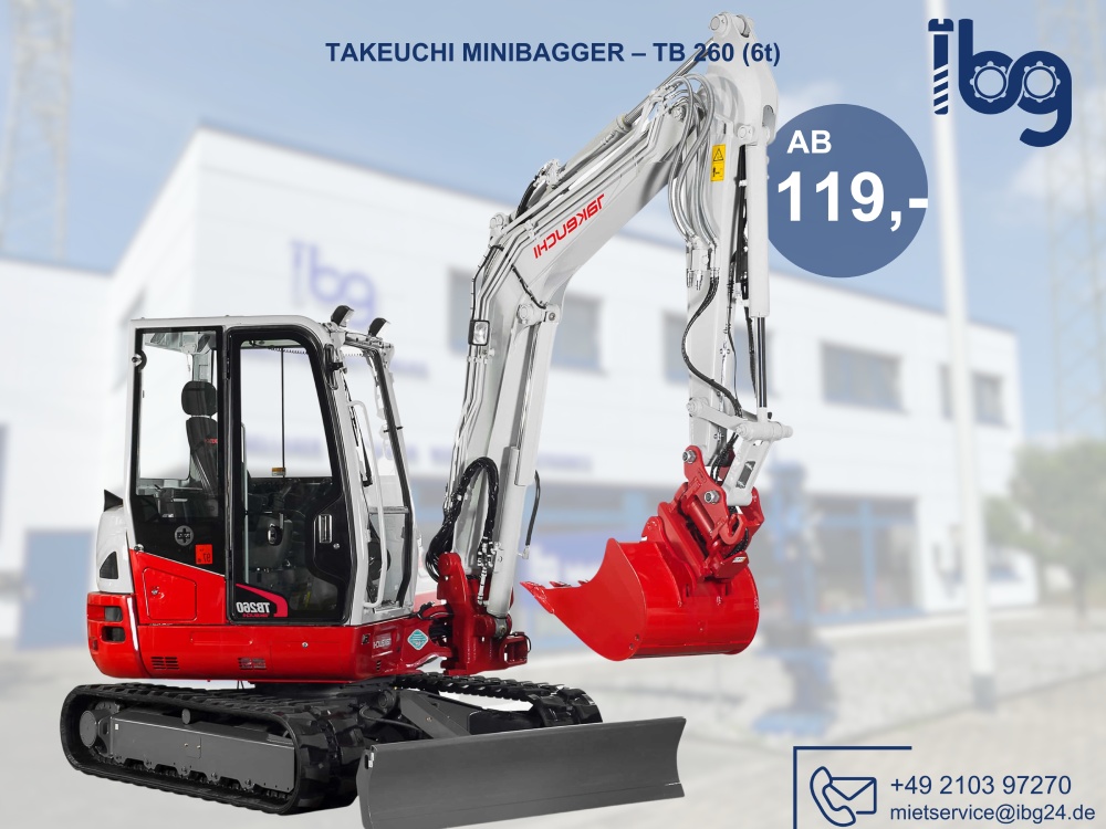 TAKEUCHI TB 260 Minibagger